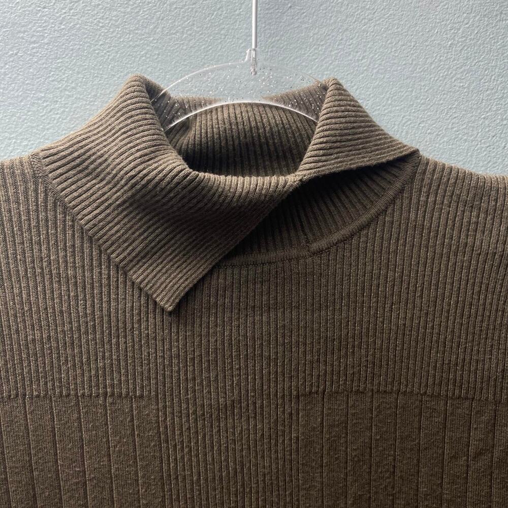 Dollhouse Olive Green Turtleneck Sweater - Picture 5 of 8